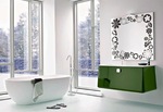 уютни шкафове за баня с механизми blum дизайн
