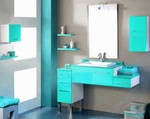 свежи шкафове за баня модернистични