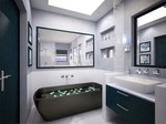 благотриятни шкафове за баня от пластмаса водоустойчиви