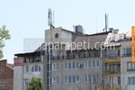 парапет за тераса от инокс и стъкло