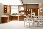 кухни с технически камък с таблени врати по поръчка