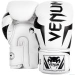Боксови Ръкавици - VENUM ELITE BOXING GLOVES - WHITE/BLACK