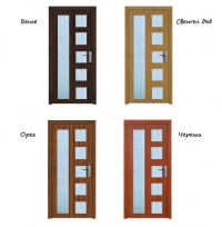 Интериорна врата Mdf и стъкло