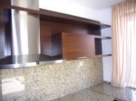 Кухненски мебели от материал MDF естествен фурнир и дъб
