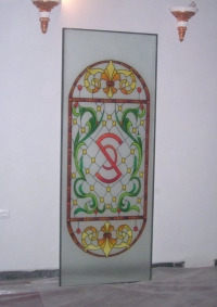 Витражно стъкло за врата