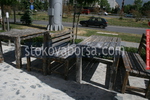 битови маси с 2 пейки за механи и кръчми по поръчка