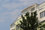 терасни парапети от инокс и стъкло