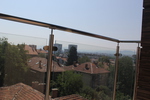 парапет за тераса от инокс и стъкло