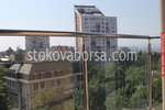 парапет за тераса от инокс и стъкло