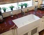 пользовательские кухня мрамора