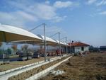 напрегнати мембранни конструкции за паркинги