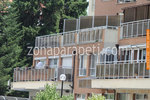 парапети за тераси от инокс и кафяво стъкло по поръчка