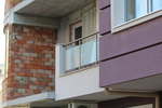 парапети за тераси от инокс и мат стъкло