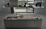 мдф гланц луксозни кухни с вградени мивки